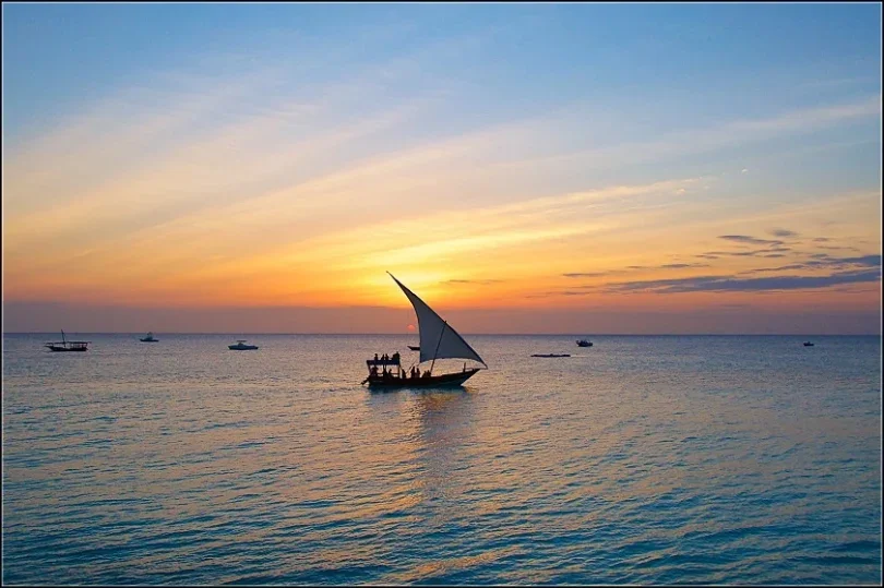 Zanzibar-Evening-View-Sun