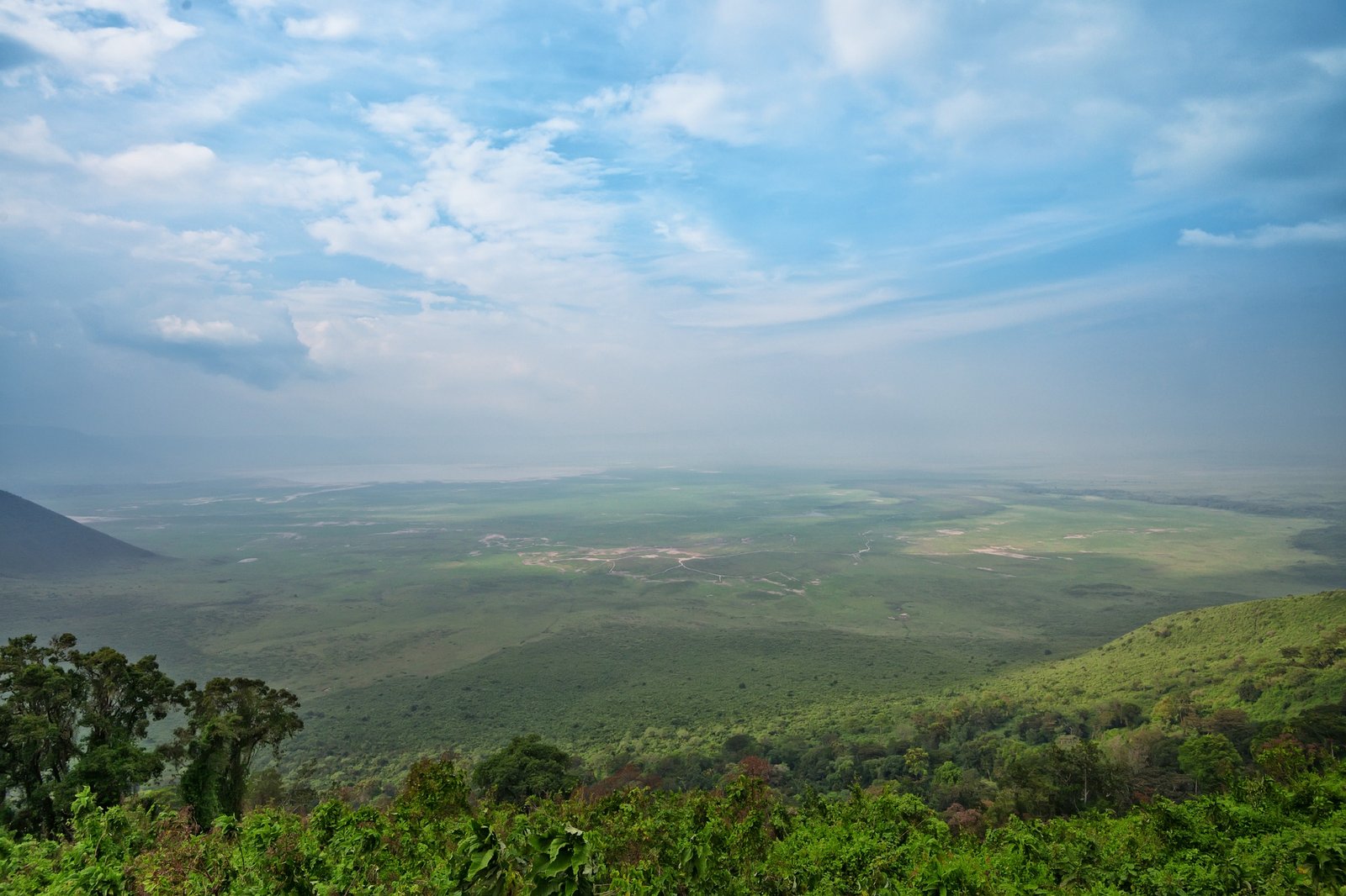 Benson Safaris | View from rim of Ngorongoro crater