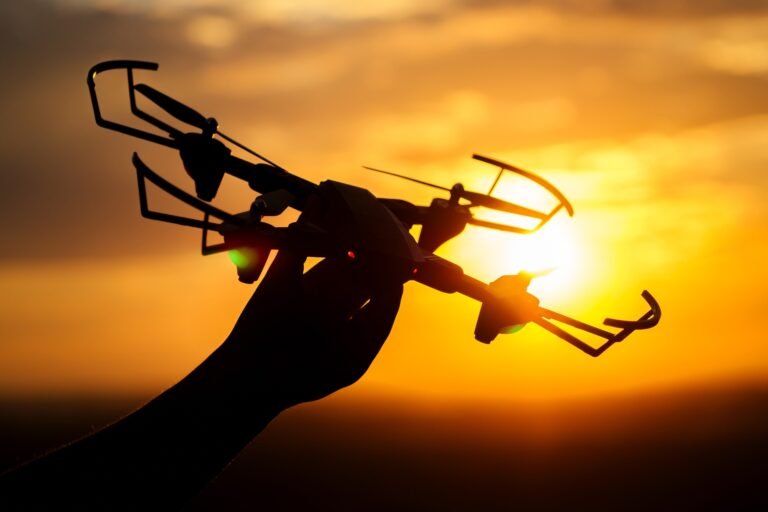 Benson Safaris | drone in the hand of a man in the sunlight