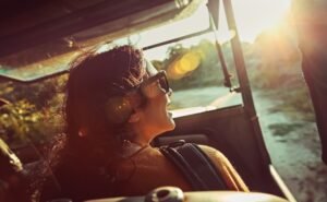 Benson Safaris | Happy woman on safari